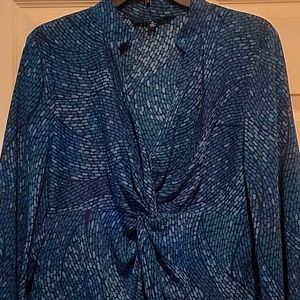 Women's blue blouse size 14